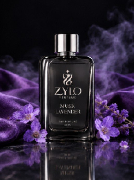 Zylo Musk Lavender car perfume bottle